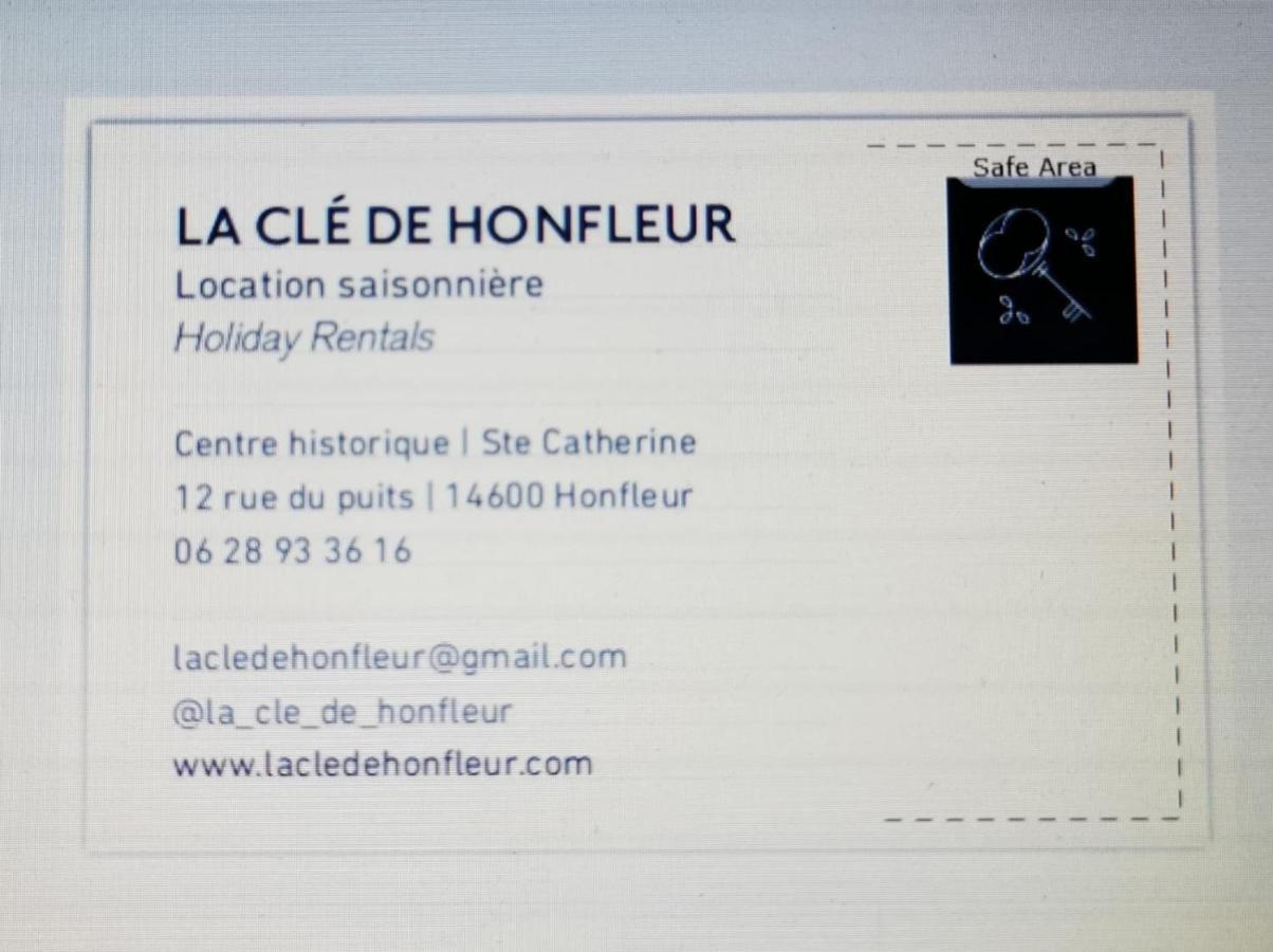 -La Maison Balancoire - Parking Prive - Coeur Historique -La Clef De Honfleur Buitenkant foto